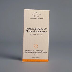 Drunk Elephant Bouncy Brightfacial 10% Azelaic Acid Mask 50ml - NIB Authentic